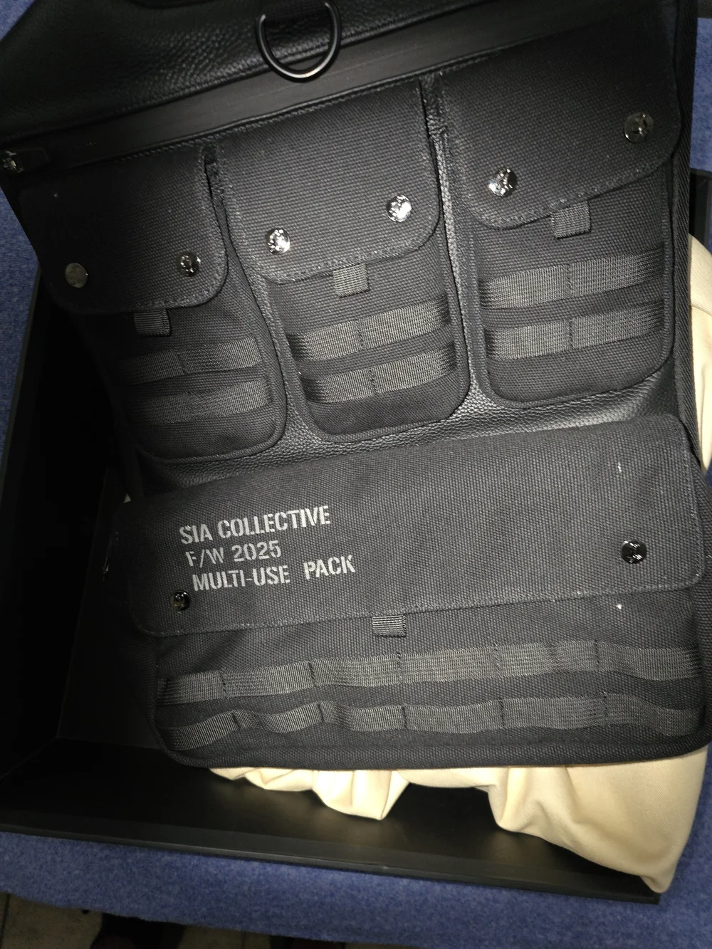 F/W 2025 Black Multi-Use Backpack